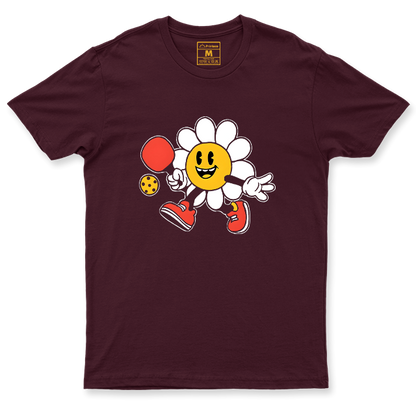 Drifit Shirt: Pickleball Flower Simple