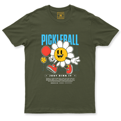 Drifit Shirt: Pickleball Flower