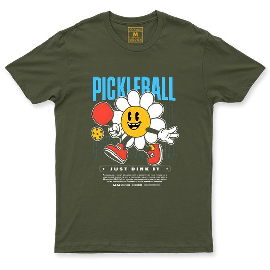 Drifit Shirt: Pickleball Flower