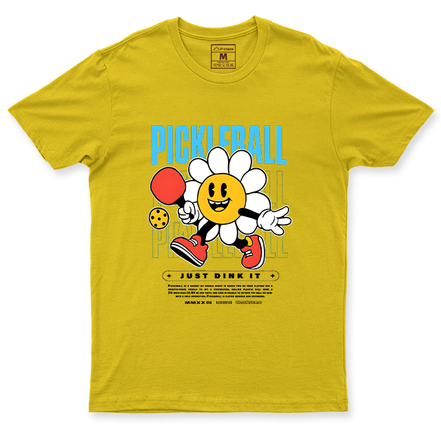 Drifit Shirt: Pickleball Flower