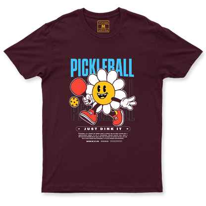 Drifit Shirt: Pickleball Flower