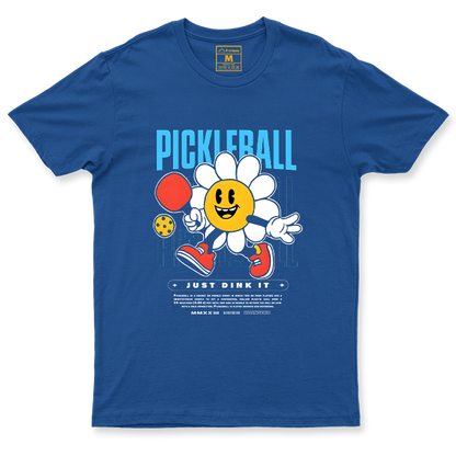 Drifit Shirt: Pickleball Flower