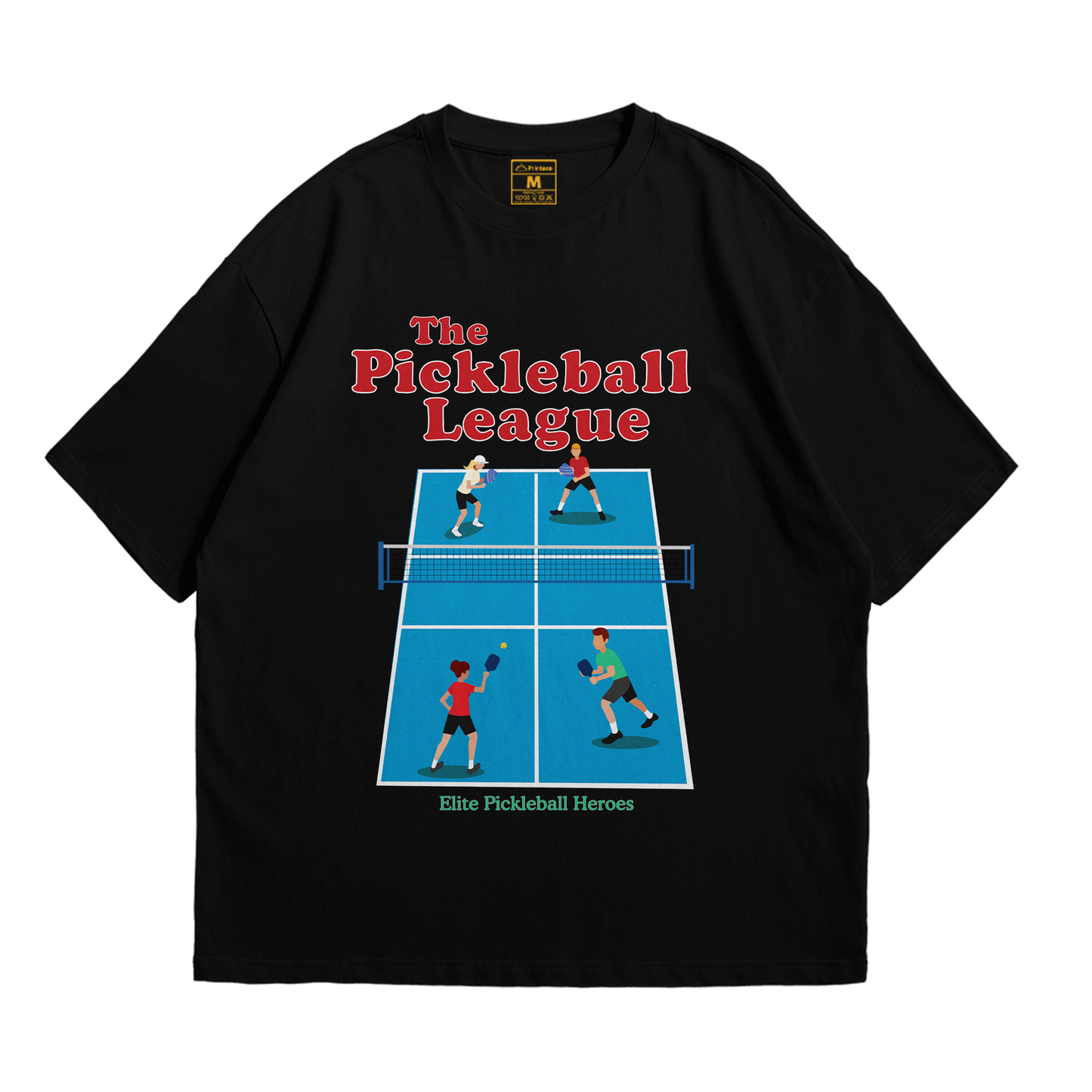 Premium Oversized Cotton Shirt: Pickleball League