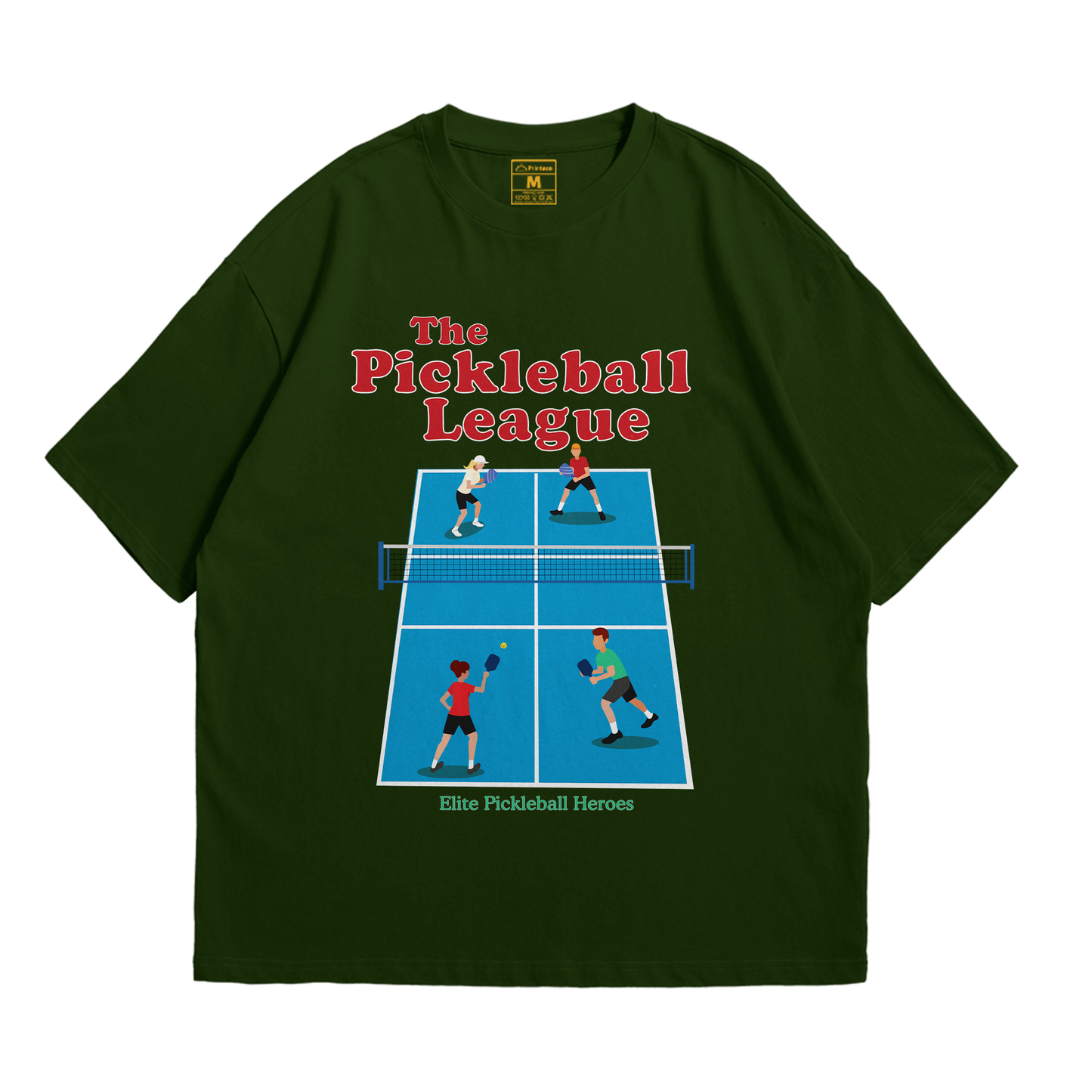 Premium Oversized Cotton Shirt: Pickleball League