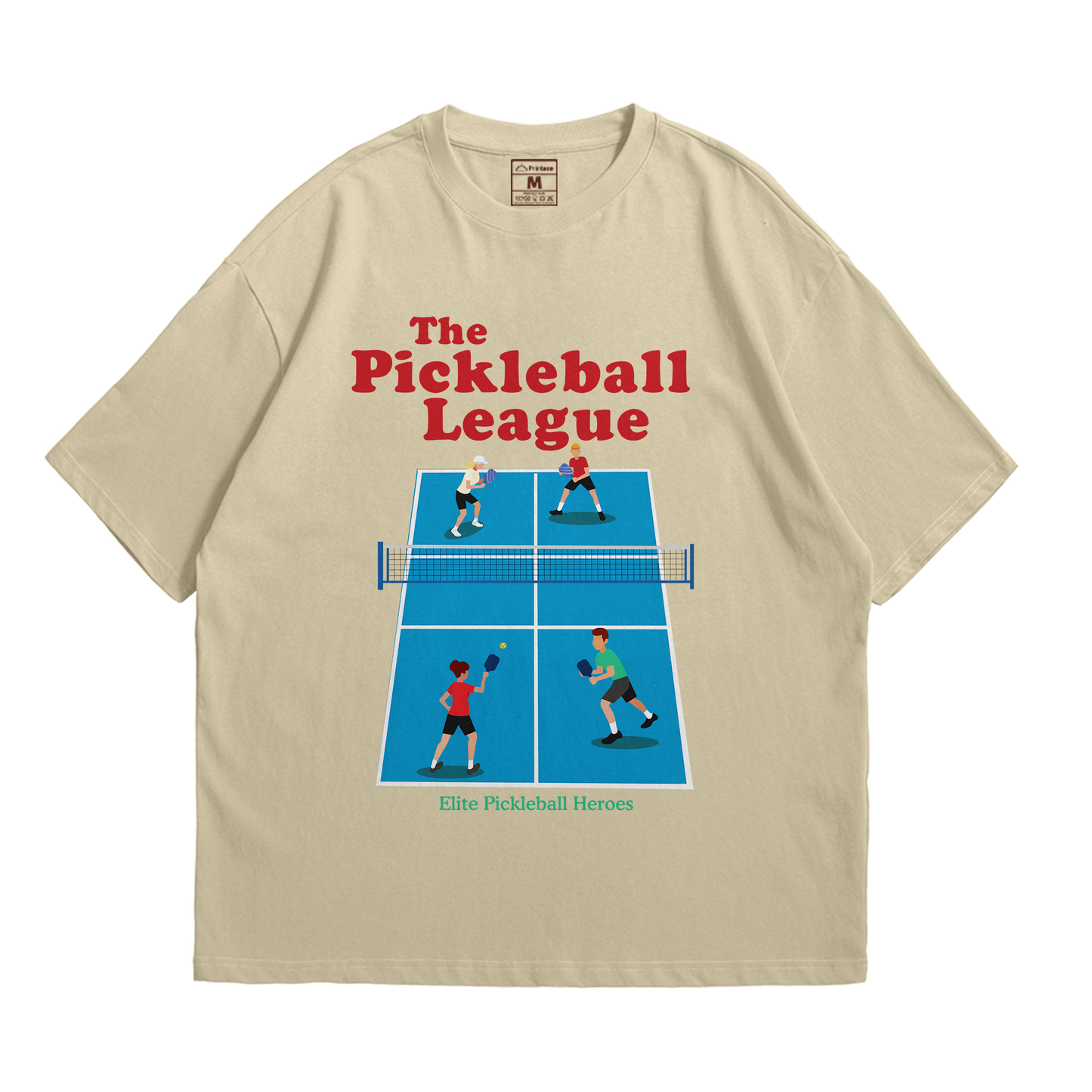 Premium Oversized Cotton Shirt: Pickleball League