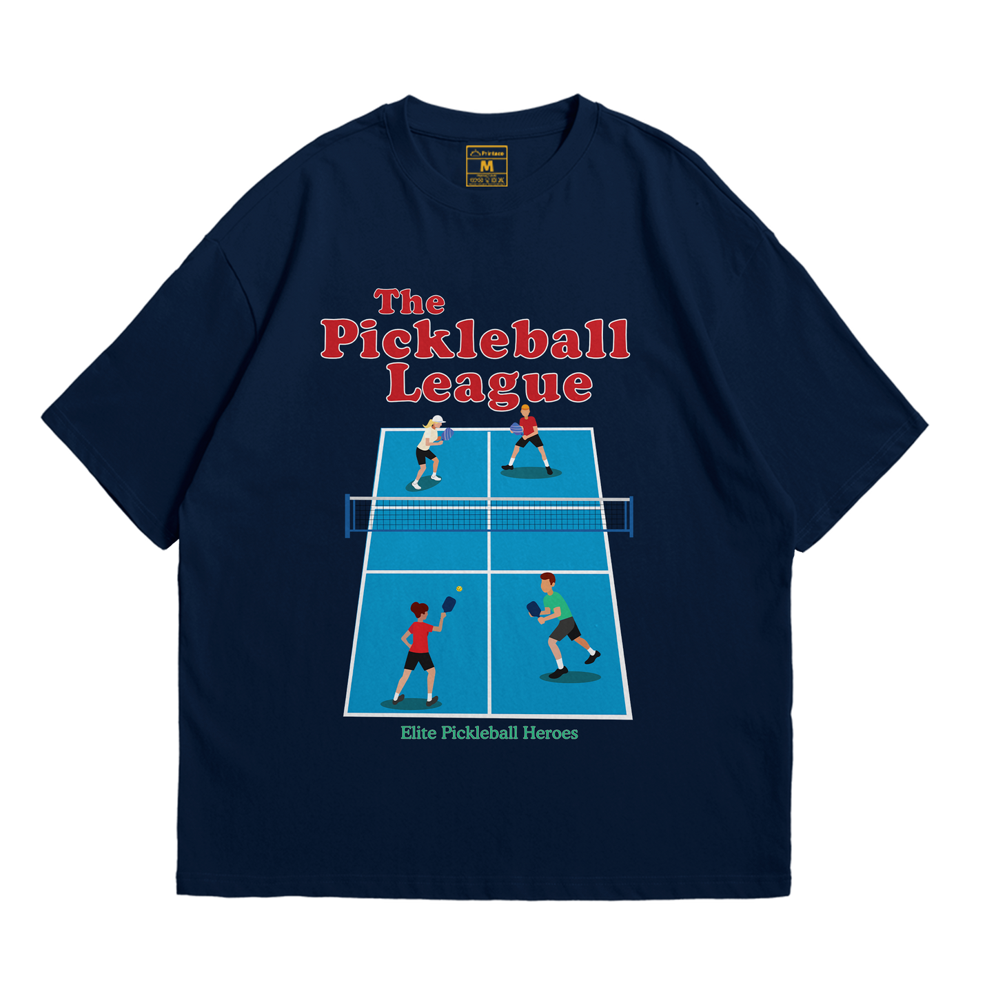 Premium Oversized Cotton Shirt: Pickleball League