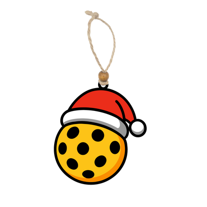 Acrylic Christmas Ornament: Pickleball Set
