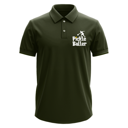 Drifit Polo Shirt: Pickleballer Pocket