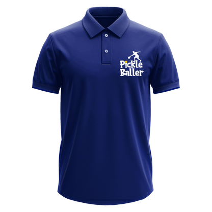 Drifit Polo Shirt: Pickleballer Pocket