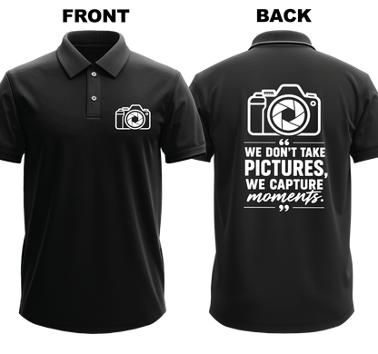 Drifit Polo Shirt: Pictures Moments (Front & Back)