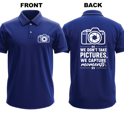 Drifit Polo Shirt: Pictures Moments (Front & Back)