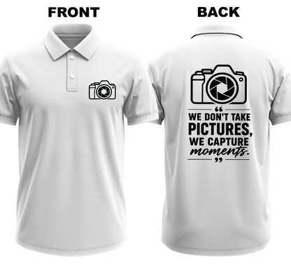 Drifit Polo Shirt: Pictures Moments (Front & Back)