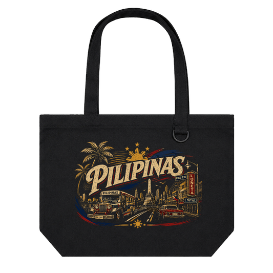 Landscape Tote Bag: Pilipinas Retro
