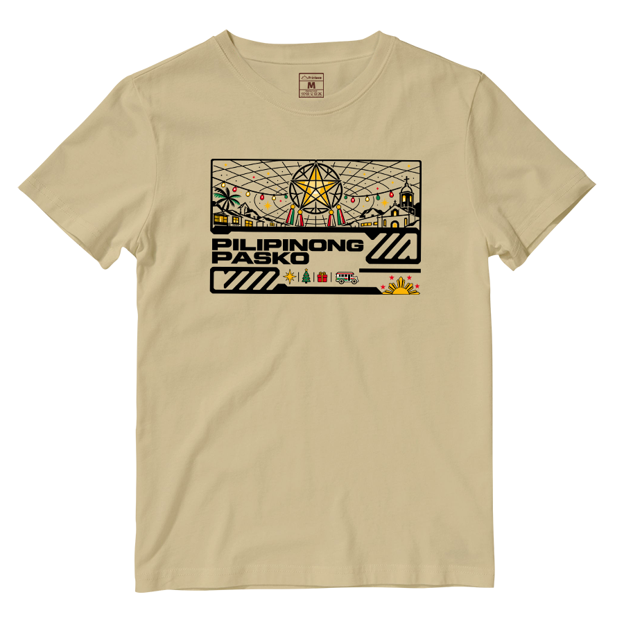 Cotton Shirt: Pilipinong Pasko Horizontal