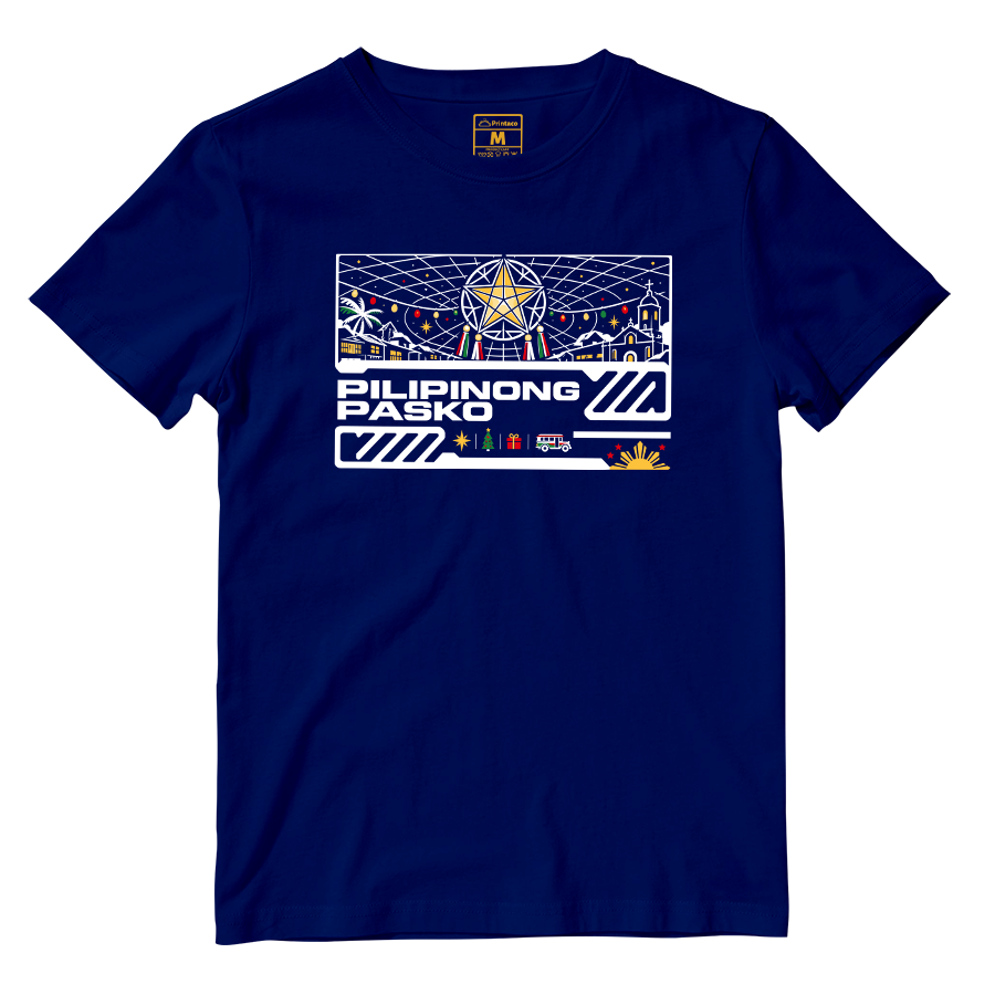 Cotton Shirt: Pilipinong Pasko Horizontal