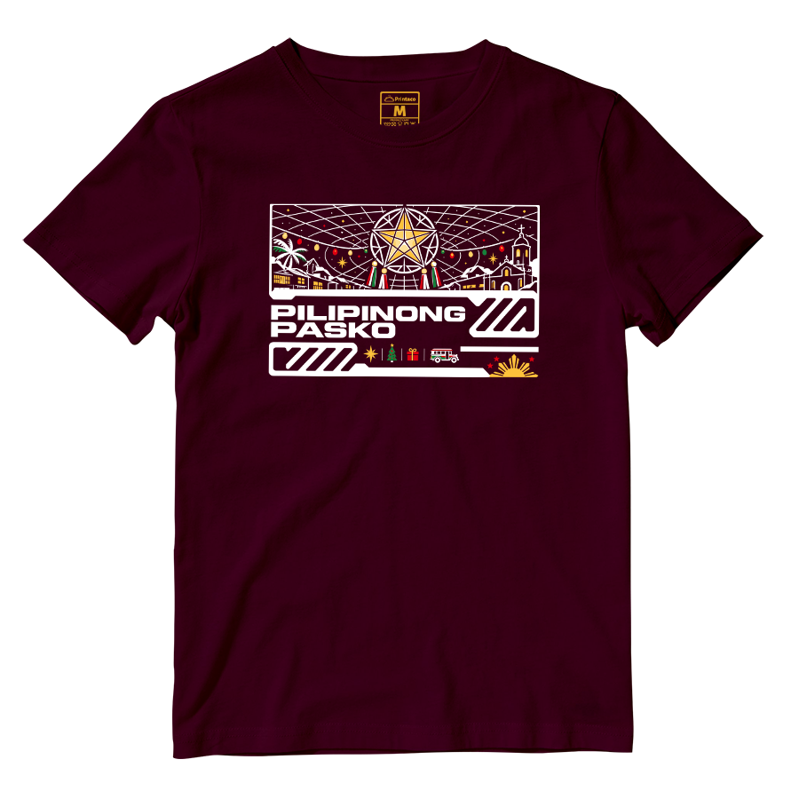 Cotton Shirt: Pilipinong Pasko Horizontal