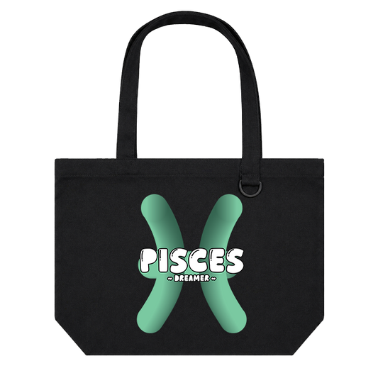 Landscape Tote Bag: Pisces Bubble