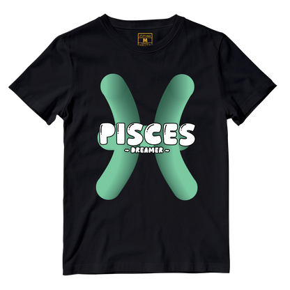 Cotton Shirt: Pisces Bubble