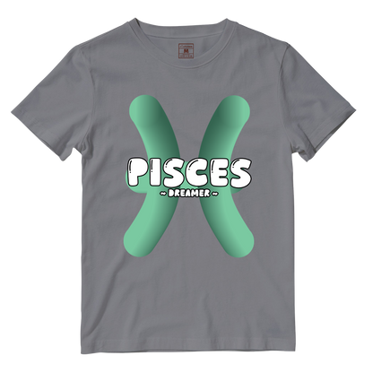 Cotton Shirt: Pisces Bubble