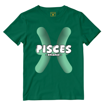 Cotton Shirt: Pisces Bubble