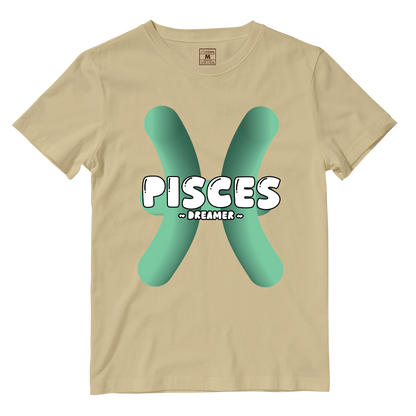 Cotton Shirt: Pisces Bubble