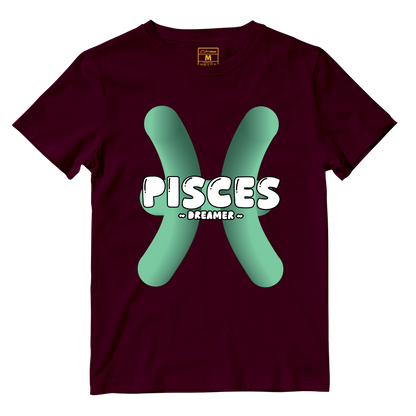 Cotton Shirt: Pisces Bubble