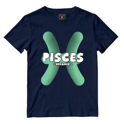 Cotton Shirt: Pisces Bubble