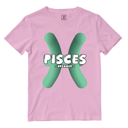 Cotton Shirt: Pisces Bubble