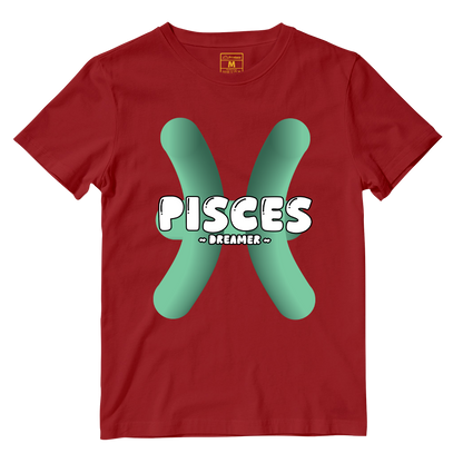 Cotton Shirt: Pisces Bubble