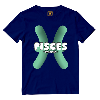 Cotton Shirt: Pisces Bubble