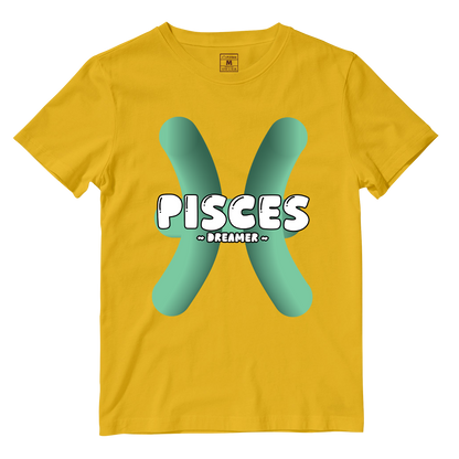 Cotton Shirt: Pisces Bubble