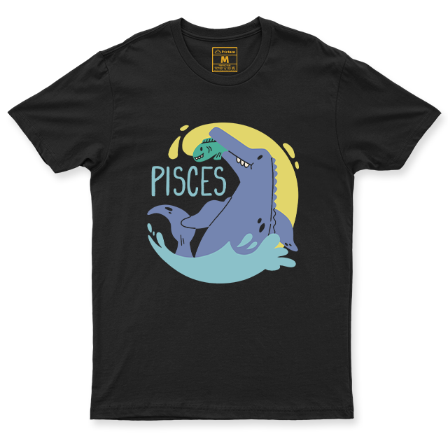 C.Spandex Shirt: Pisces Dinosaur