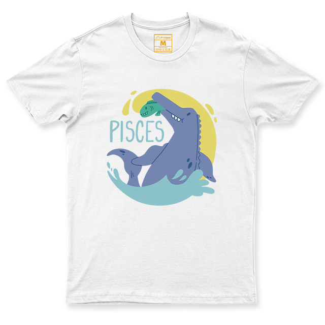 C.Spandex Shirt: Pisces Dinosaur