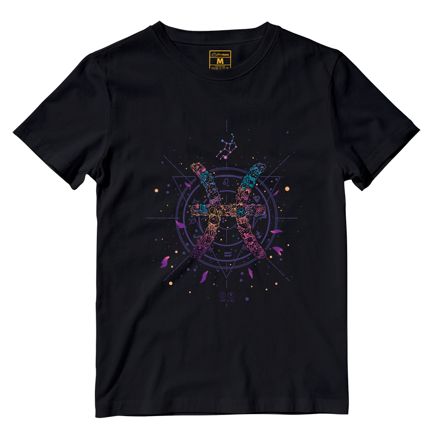 Cotton Shirt: Pisces Floral