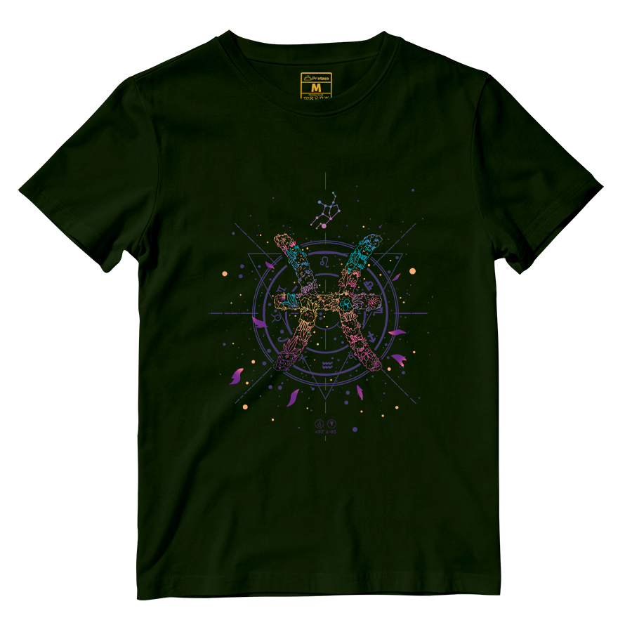 Cotton Shirt: Pisces Floral
