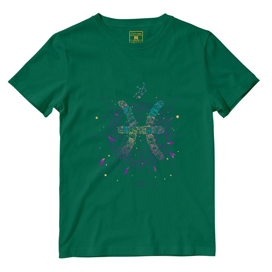 Cotton Shirt: Pisces Floral