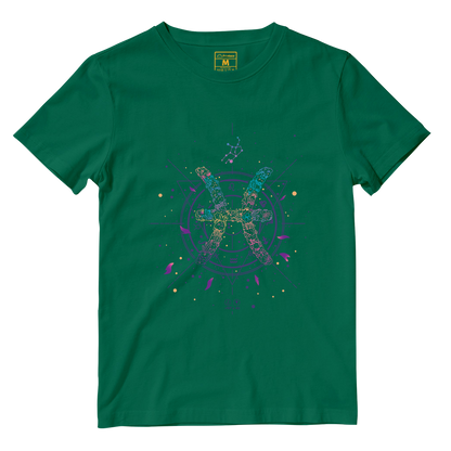 Cotton Shirt: Pisces Floral