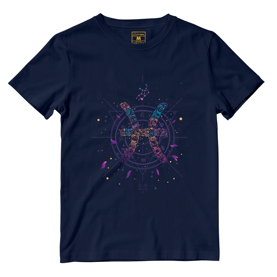 Cotton Shirt: Pisces Floral