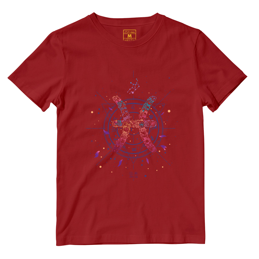 Cotton Shirt: Pisces Floral