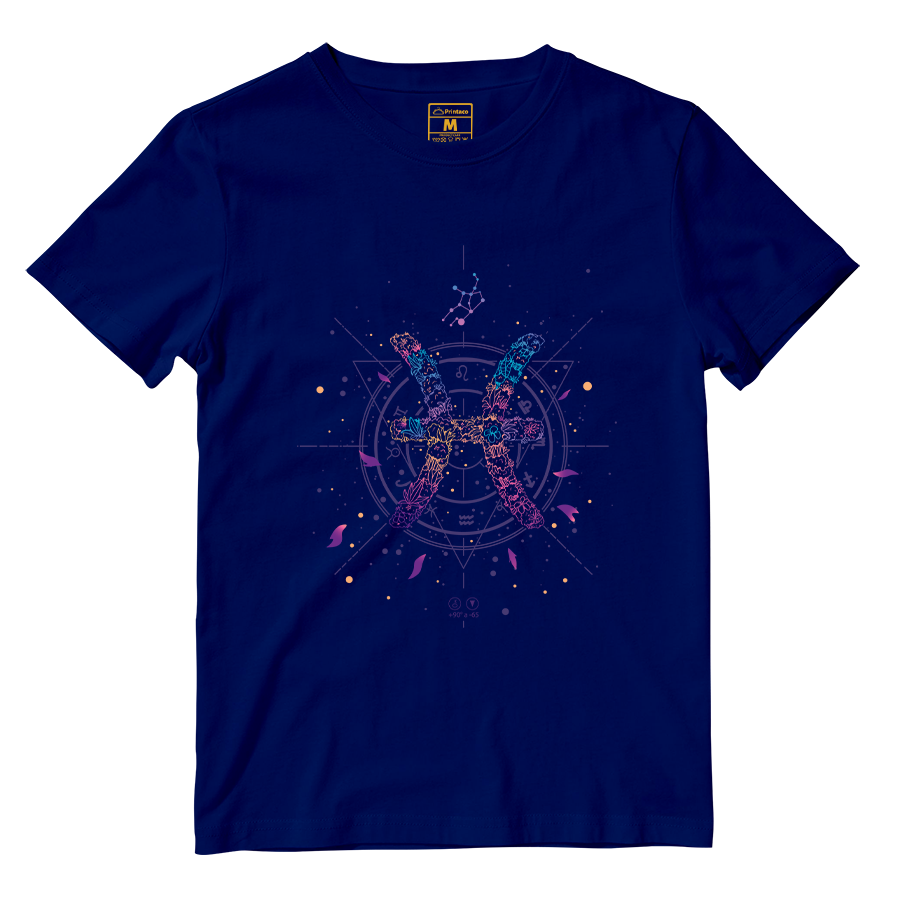 Cotton Shirt: Pisces Floral