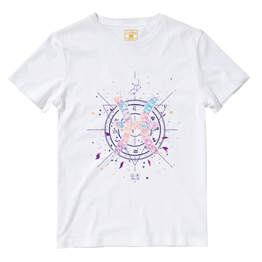 Cotton Shirt: Pisces Floral