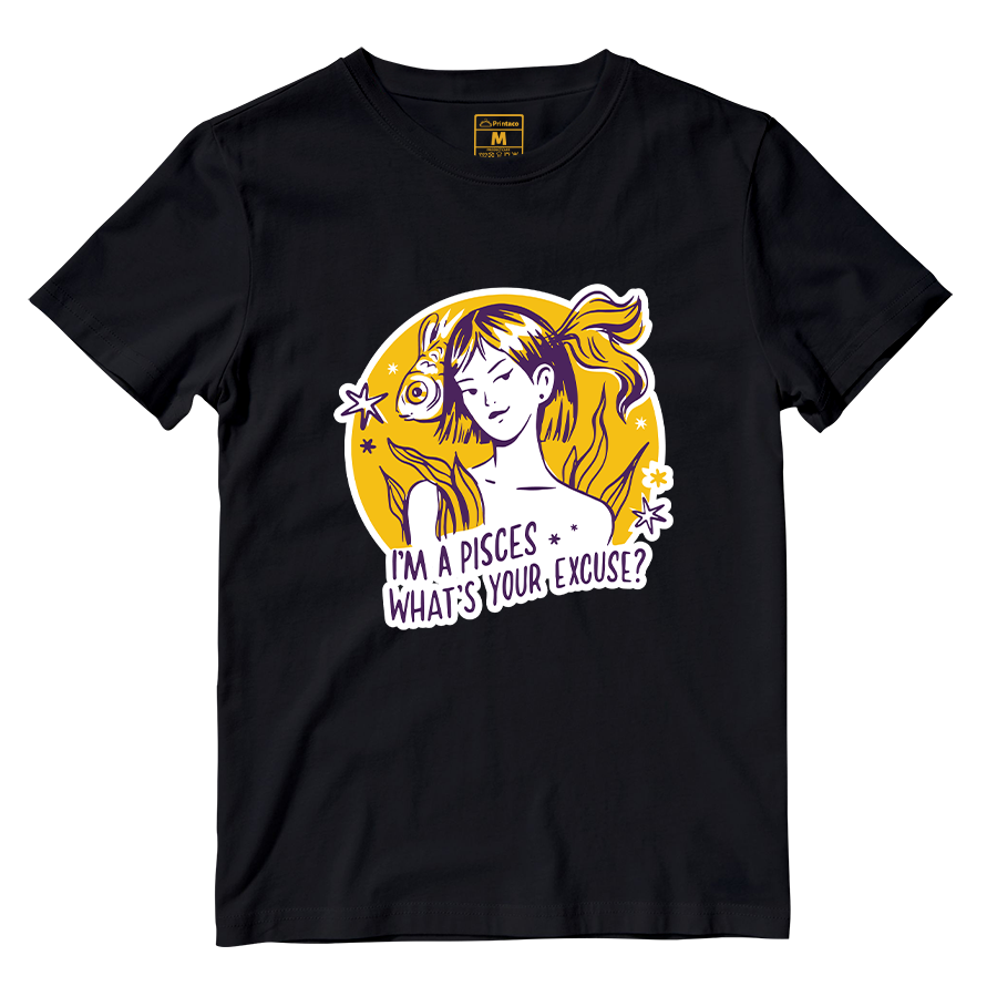 Cotton Shirt: Pisces Lady