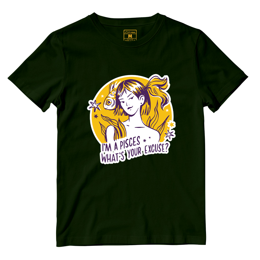 Cotton Shirt: Pisces Lady