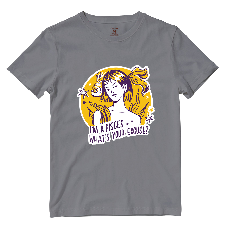 Cotton Shirt: Pisces Lady