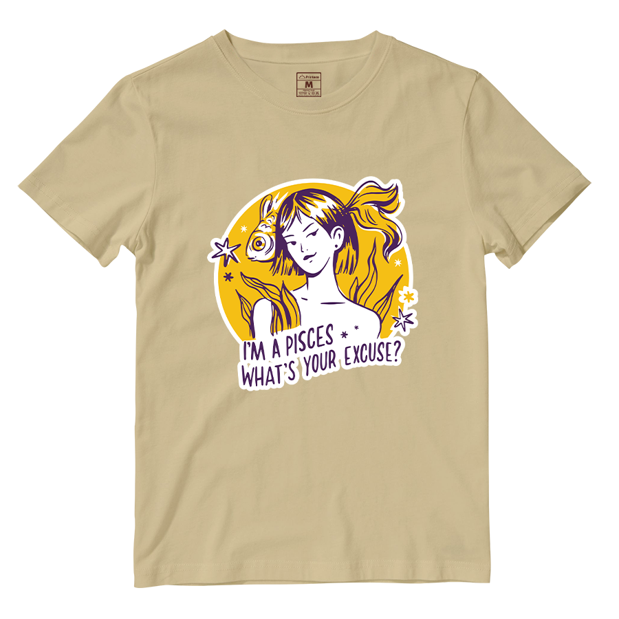 Cotton Shirt: Pisces Lady