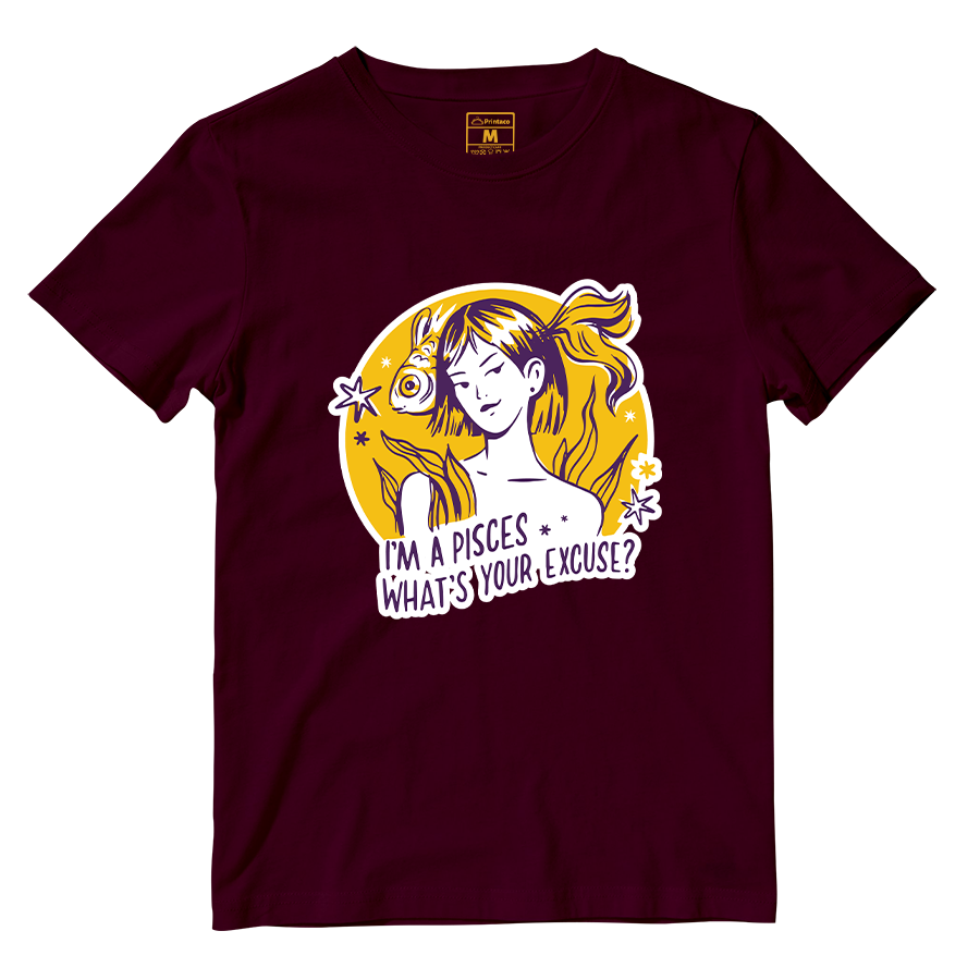 Cotton Shirt: Pisces Lady