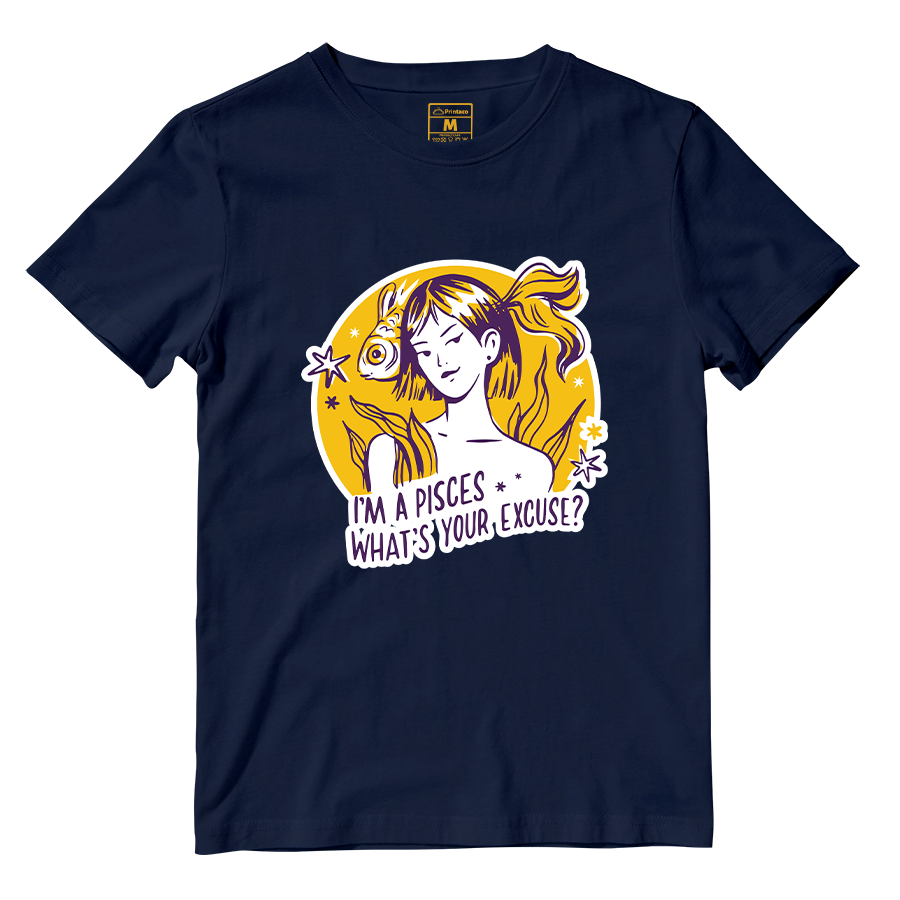 Cotton Shirt: Pisces Lady