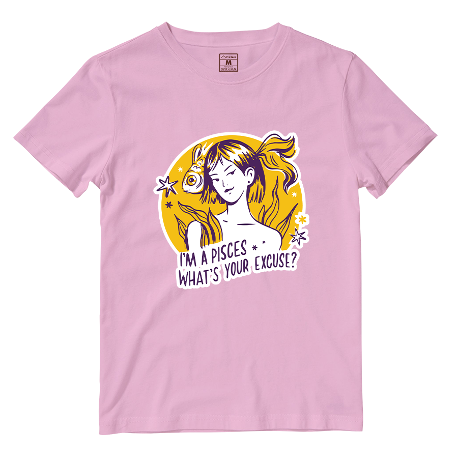 Cotton Shirt: Pisces Lady