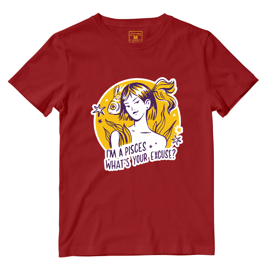 Cotton Shirt: Pisces Lady