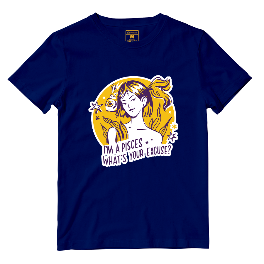 Cotton Shirt: Pisces Lady